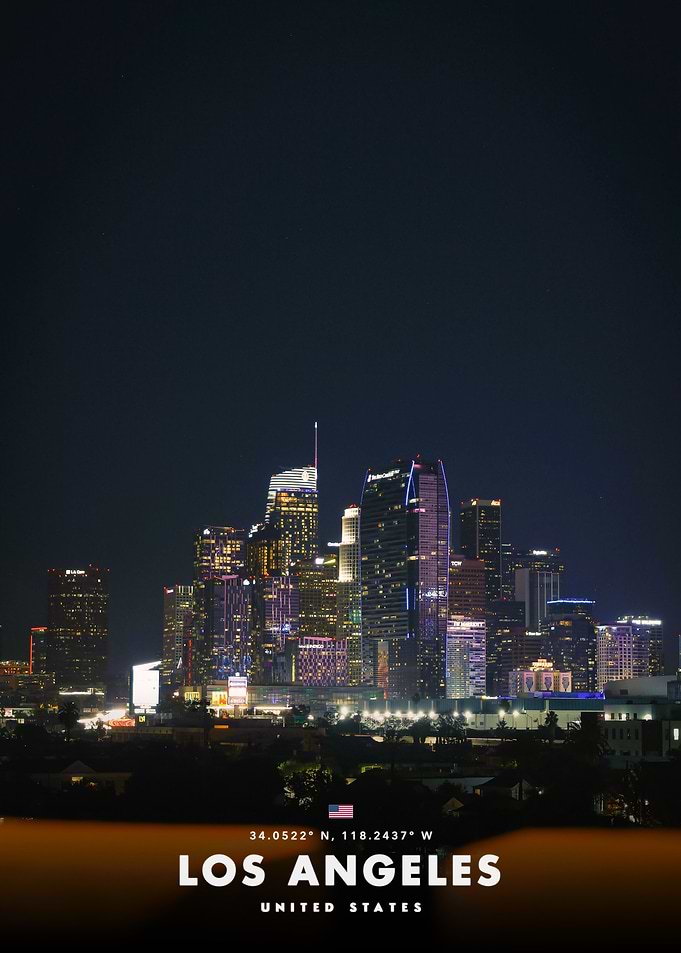 Los Angeles Skyline at Night