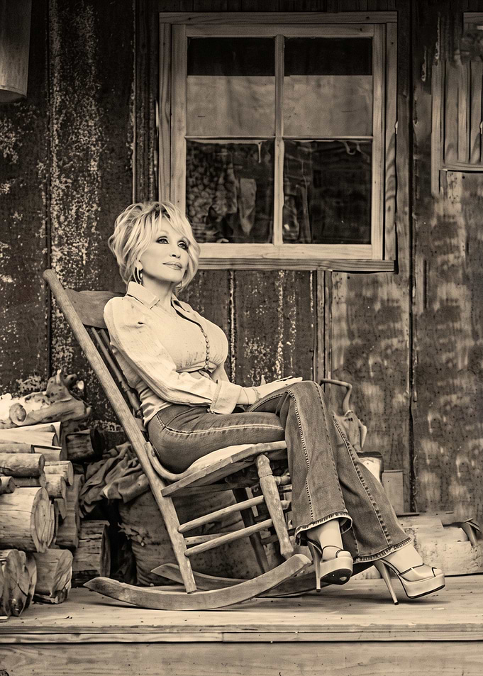 Dolly Parton in a Rocking Chair