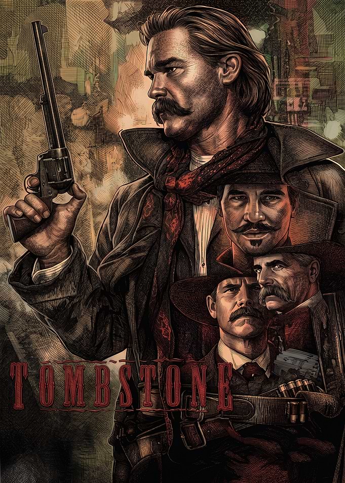 Tombstone Movie Poster Art
