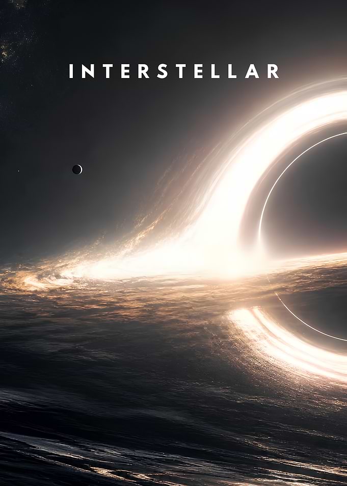 Interstellar Movie Poster Black Hole