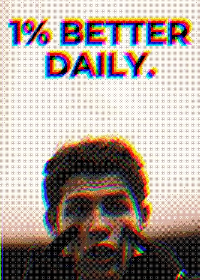Cristiano Ronaldo 1% Better Daily Poster