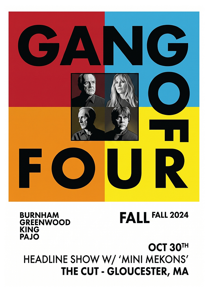 Gang of Four Concert Poster