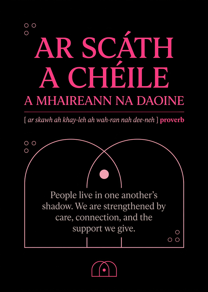Irish Proverb Minimalist Poster