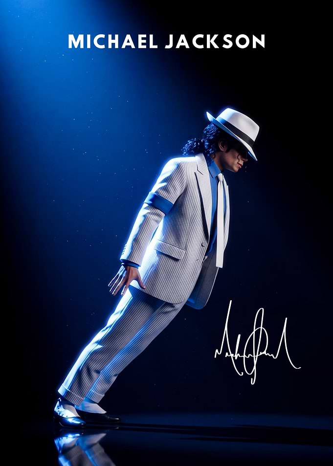 Michael Jackson Smooth Criminal Lean Poster