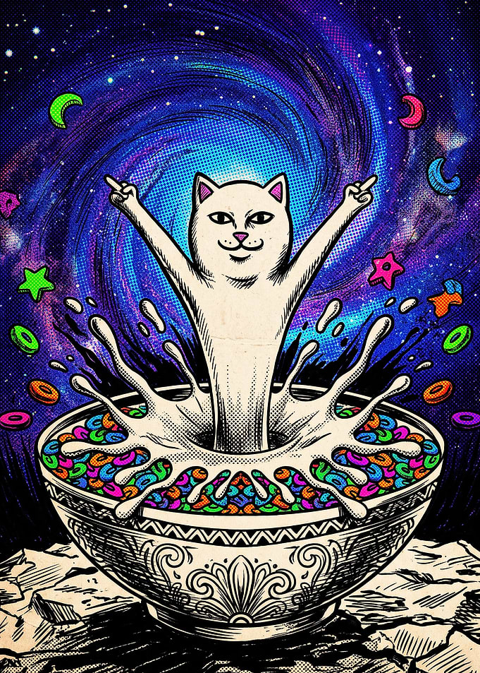 Lord Nermal Cereal Galaxy Art