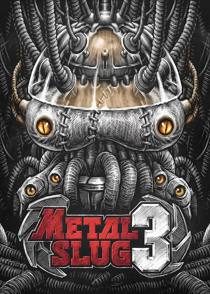 Metal Slug 3 Alien Boss Poster