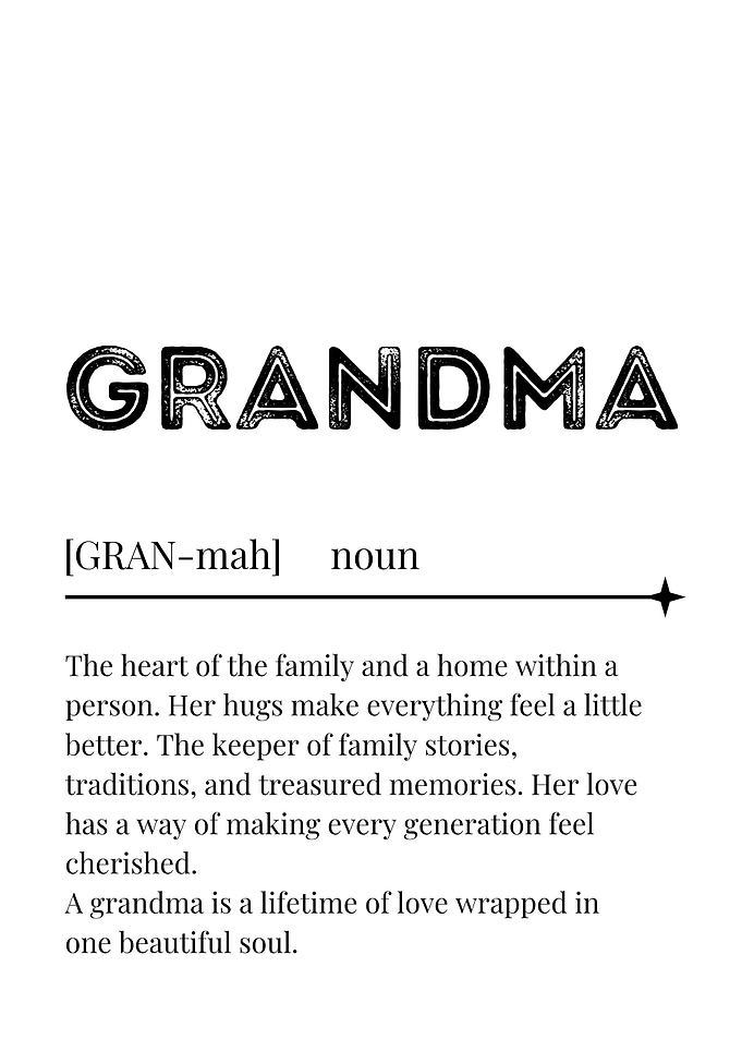 Grandma Definition
