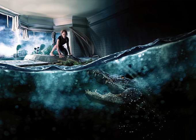 Crawl Movie Poster Scene
