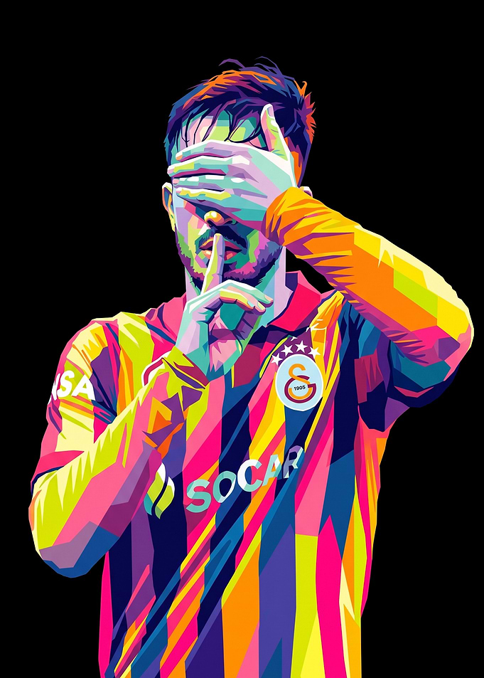 Mauro Icardi Galatasaray Pop Art Portrait