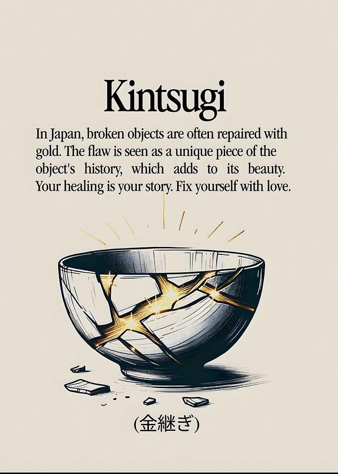 Kintsugi Japanese Art Philosophy Poster