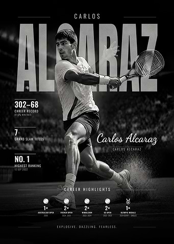 Carlos Alcaraz Fearless Tennis Power
