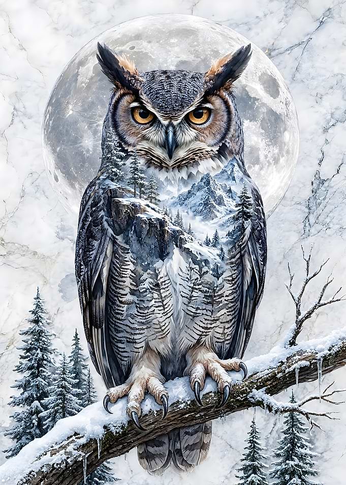 Moonlit Owl Mountain Wilderness