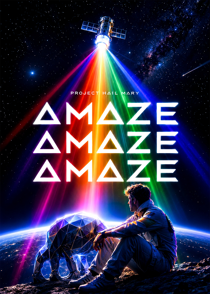 Project Hail Mary Amaze Poster