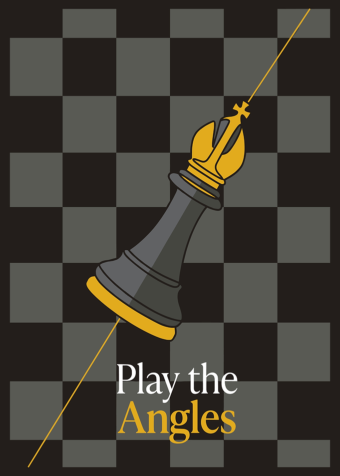 Play the Angles Chess Poster