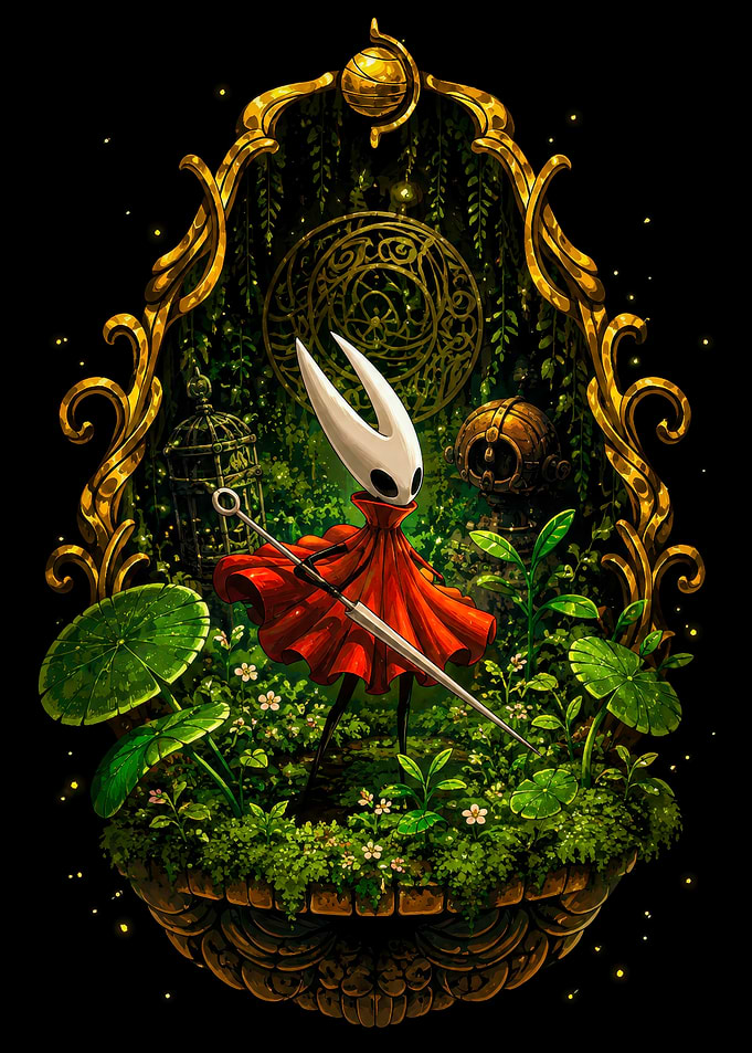Hornet from Hollow Knight Digital Art