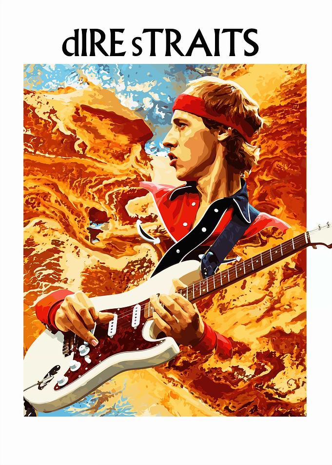 Dire Straits Mark Knopfler Poster