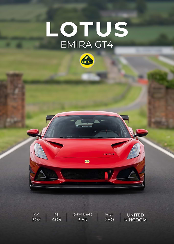 Lotus Emira GT4 Sports Car