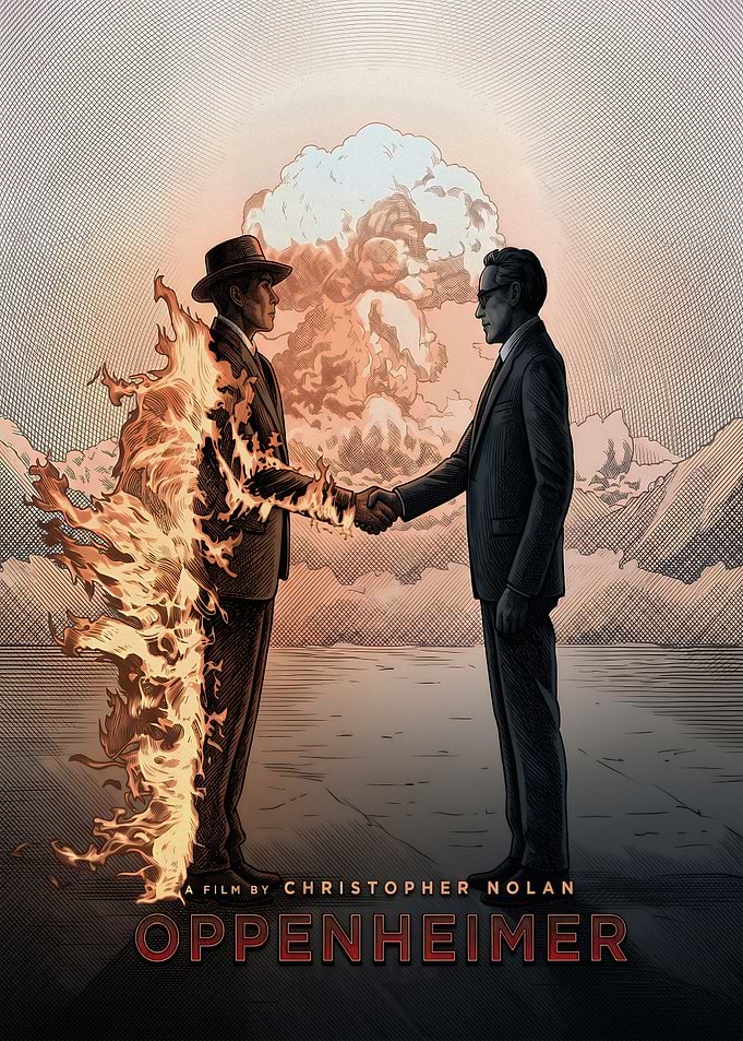 Oppenheimer Movie Poster Art