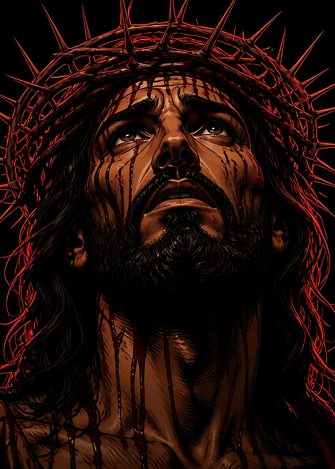Jesus Christ with Crown of Thorns