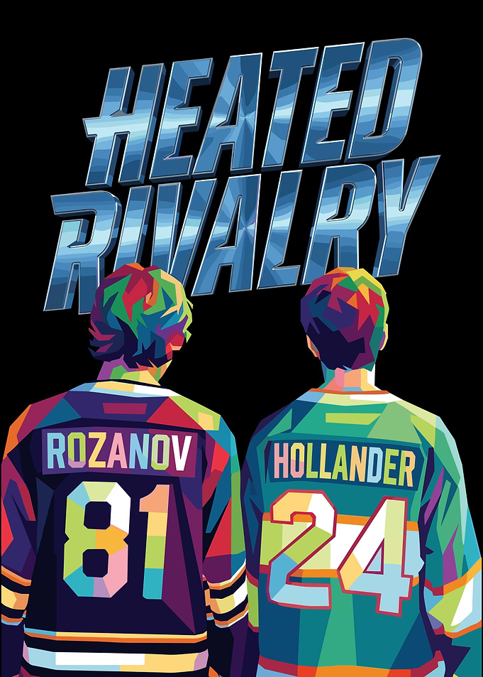 Heated Rivalry Hockey Pop Art Poster