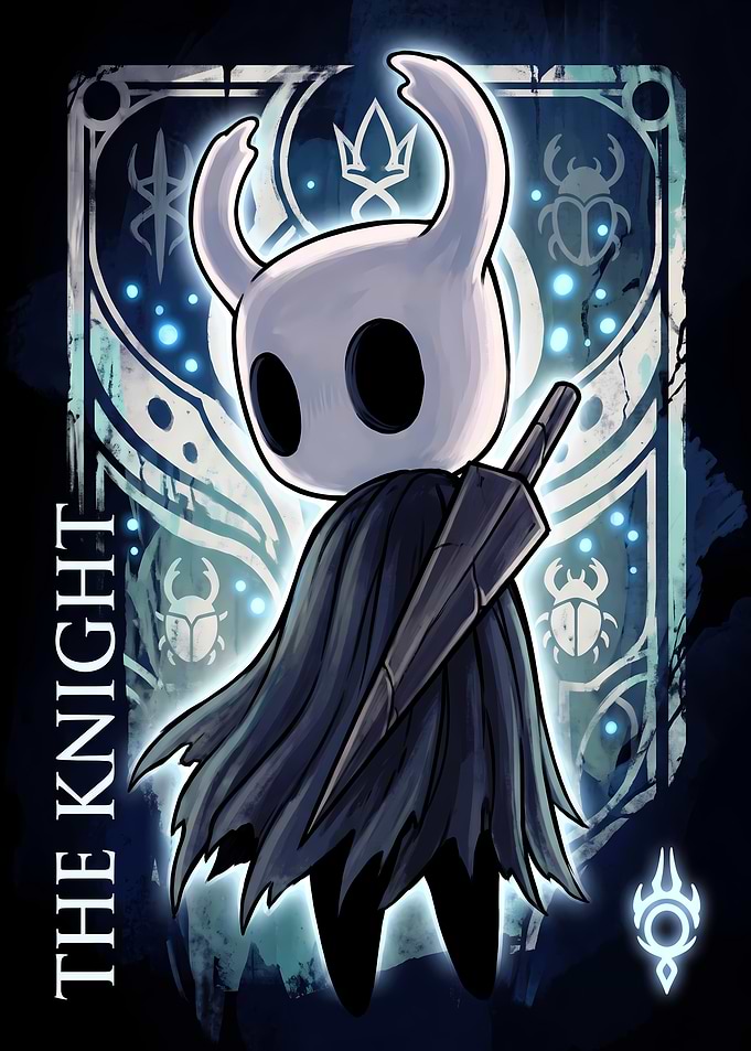 The Knight Hollow Knight Card Art