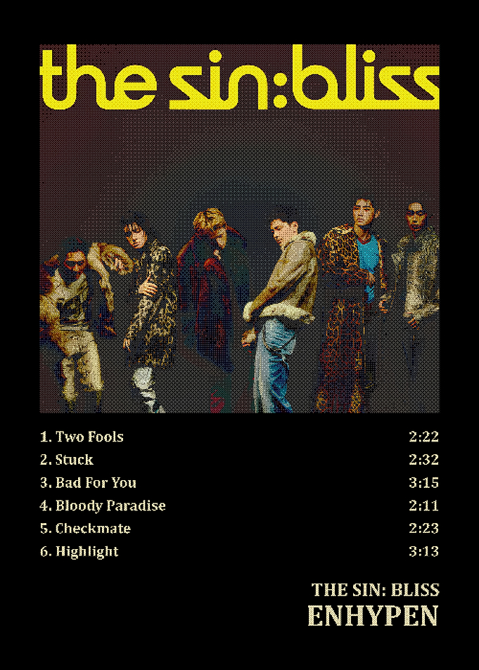 Enhypen The Sin: Bliss Album Poster
