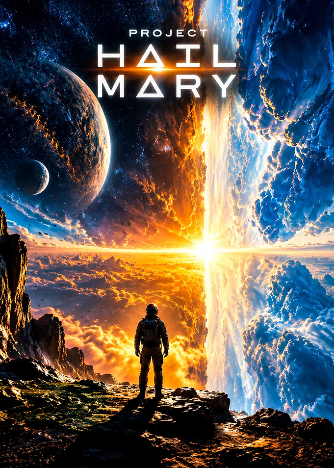 Project Hail Mary Space Poster