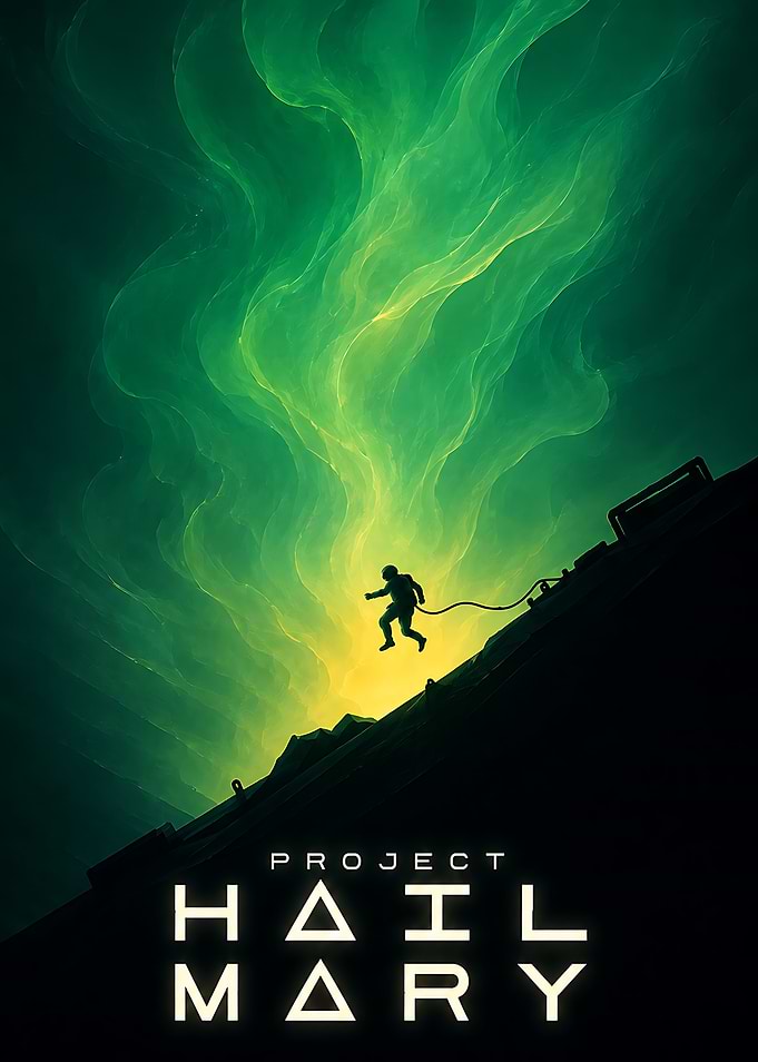 Project Hail Mary Space Poster