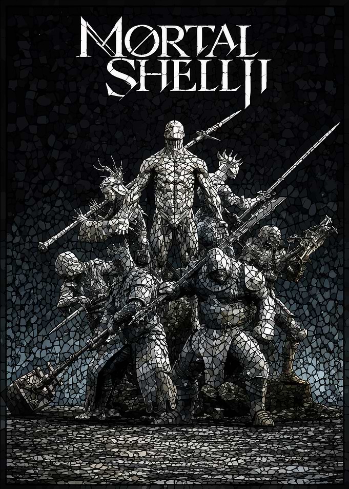 Mortal Shell Stained Glass Poster