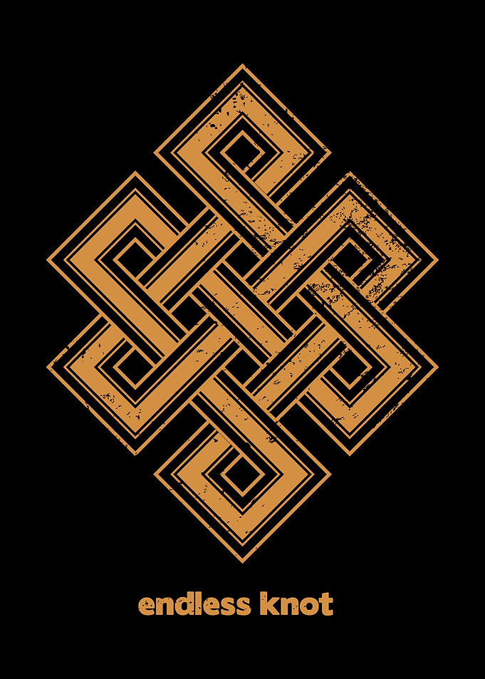 Endless Knot Symbol Graphic