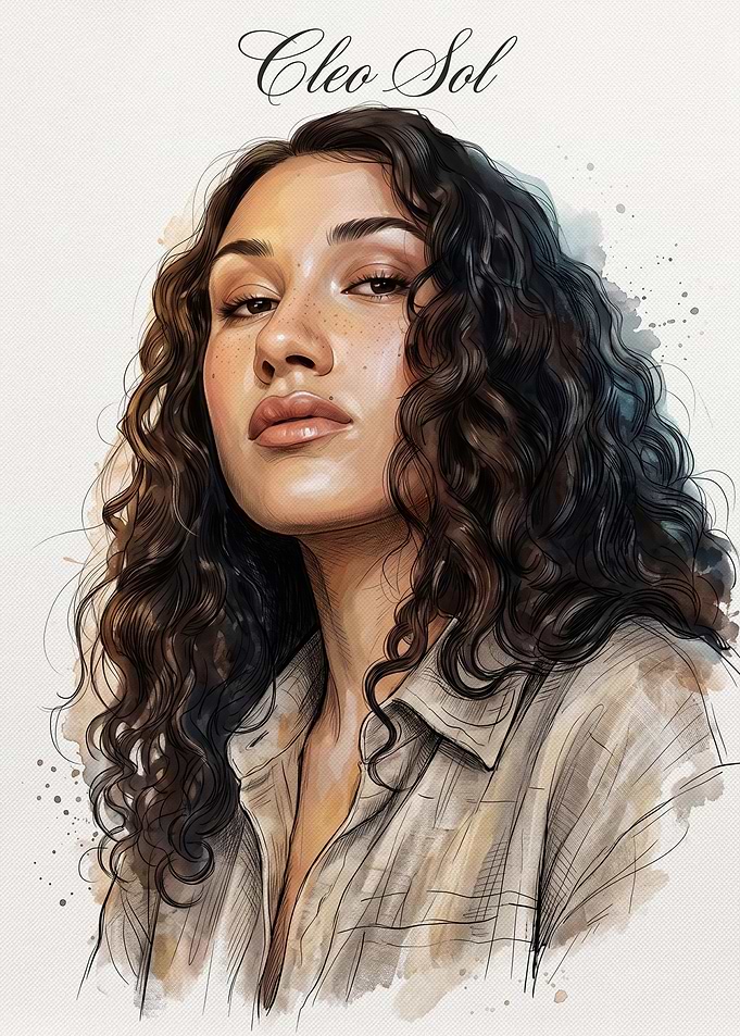 Cleo Sol Portrait Illustration