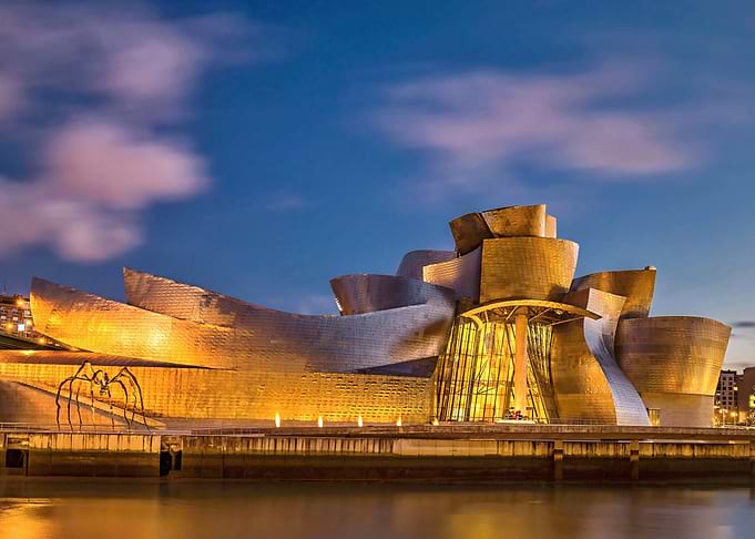 Guggenheim Museum Bilbao at Twilight