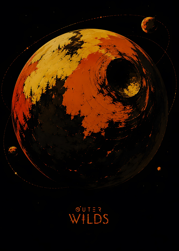Outer Wilds Timber Hearth Planet Poster
