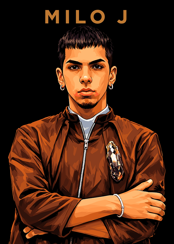 Milo J Portrait Illustration