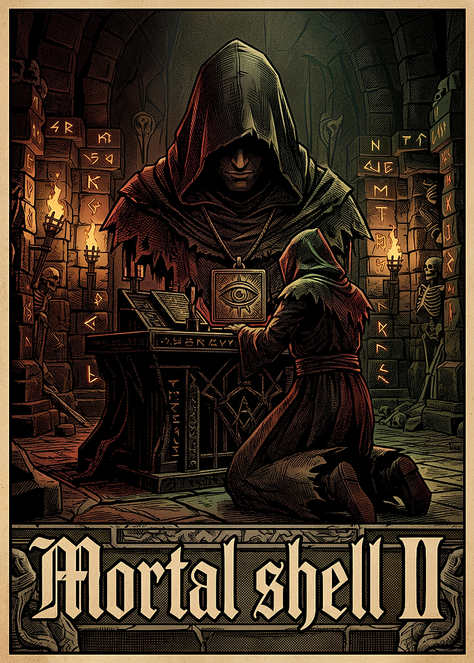 Mortal Shell II Dark Fantasy Poster