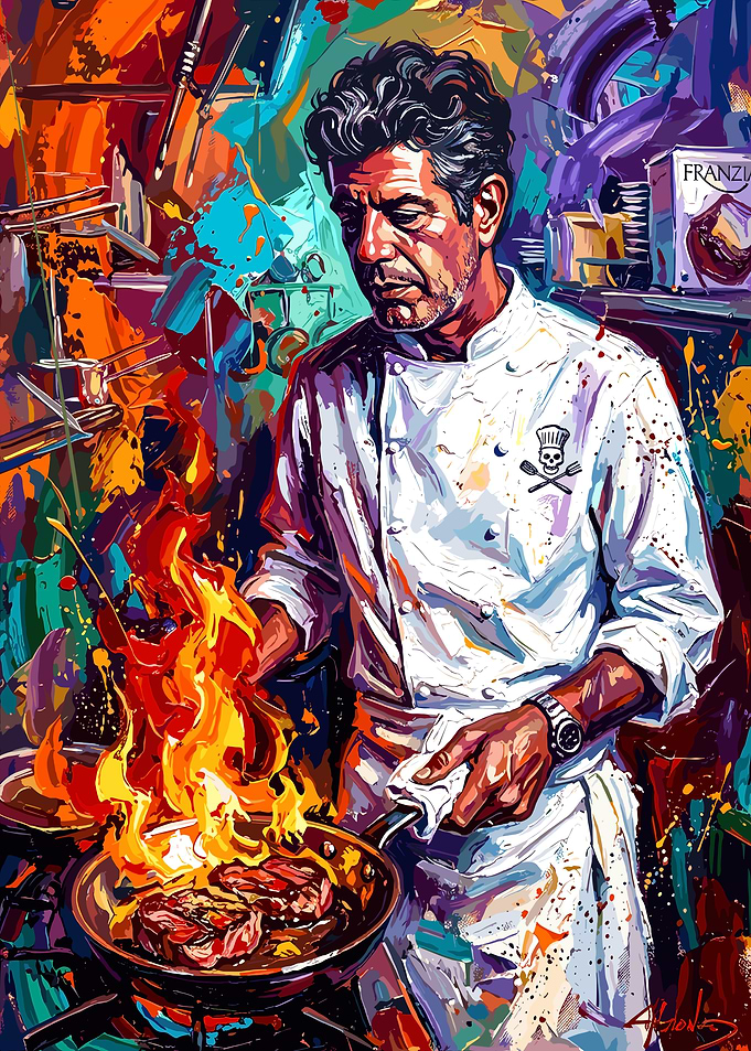 Anthony Bourdain Cooking with Fire