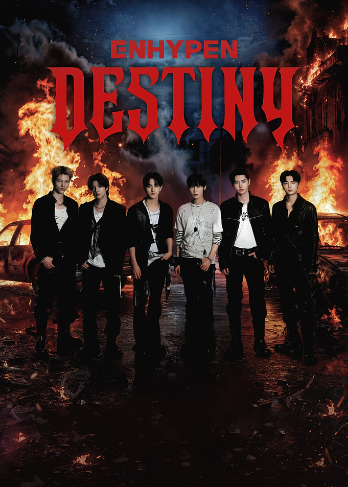 ENHYPEN Destiny Music Poster