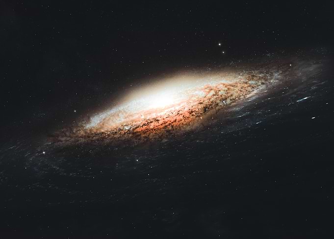 Spiral Galaxy in Deep Space