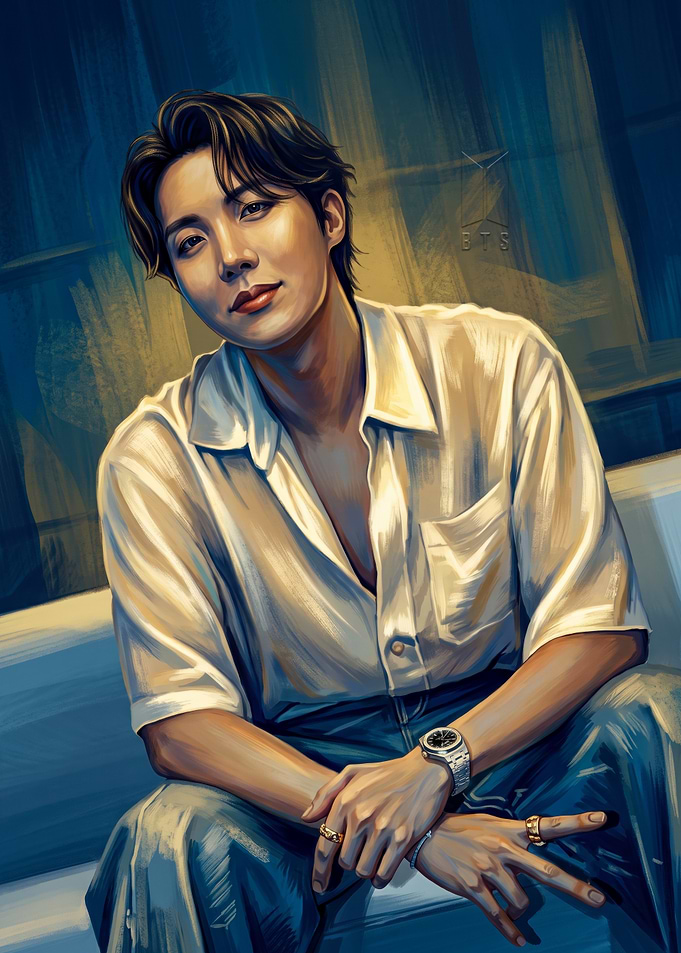 Digital Portrait of J-Hope from BTS