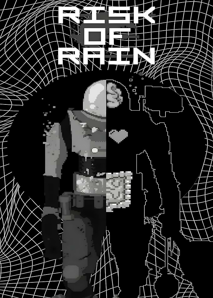 Risk of Rain Commando Anatomy Poster