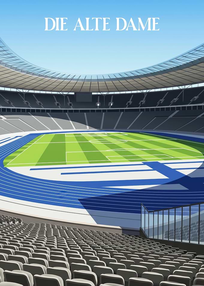 Die Alte Dame Stadium Poster