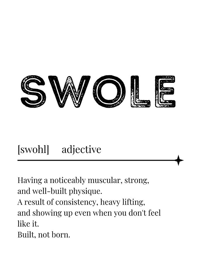 Swole Definition