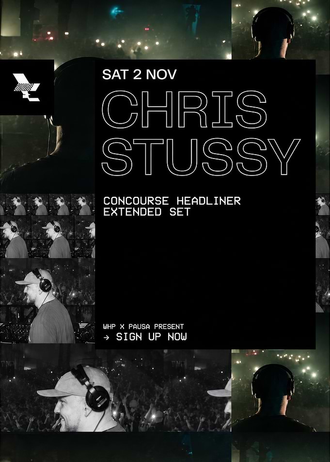 Chris Stussy Concert Event Poster