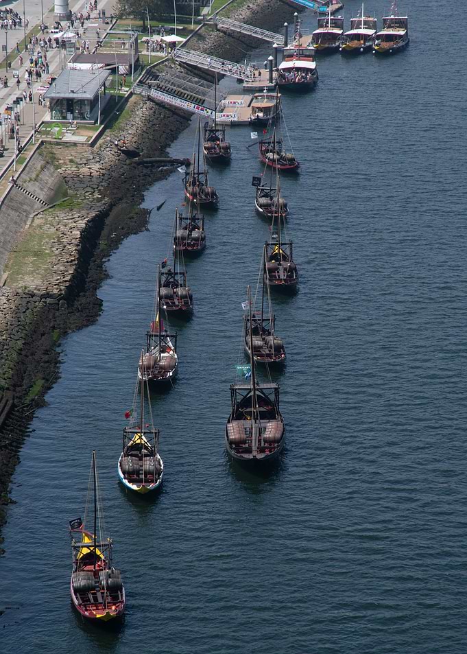 Traditional Rabelo Boats on Douro River