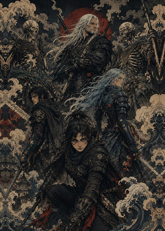 Dark Fantasy Warriors and Undead