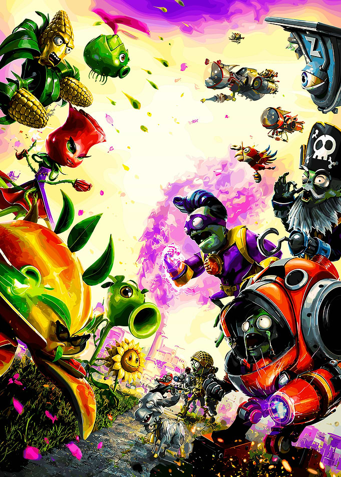 Plants vs Zombies Garden Warfare Battle