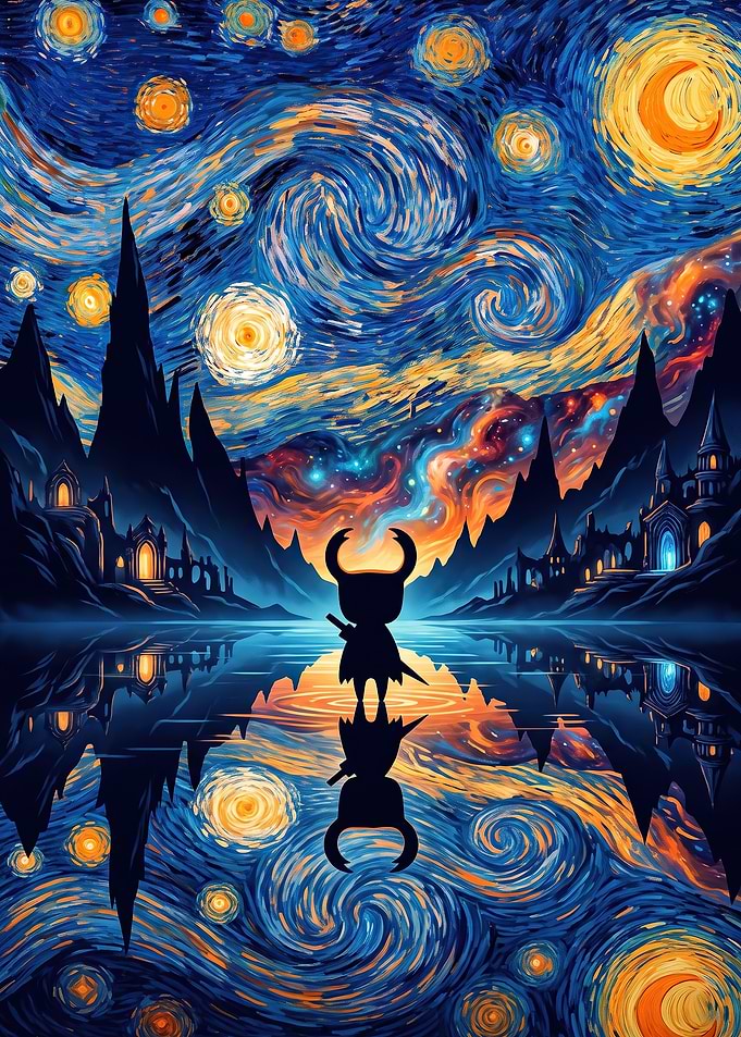 Hollow Knight Starry Night Mashup