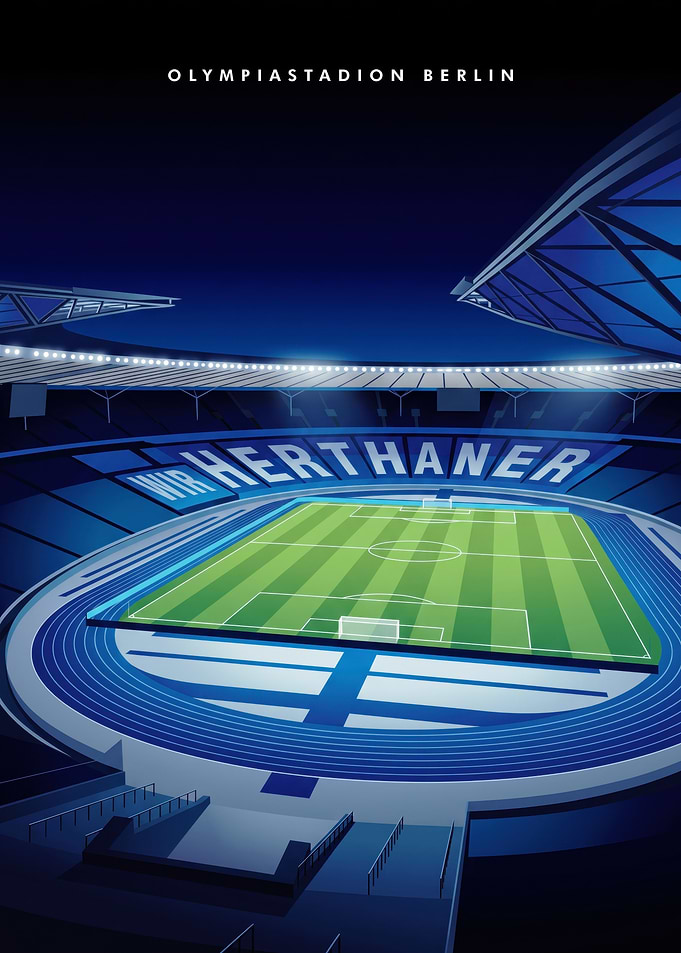 Olympiastadion Berlin Hertha BSC Stadium