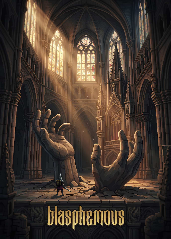 Blasphemous Game Art Poster
