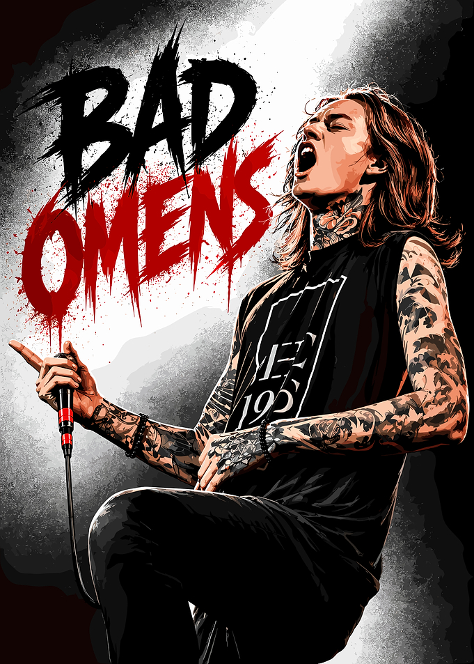 Bad Omens Noah Sebastian Fan Art